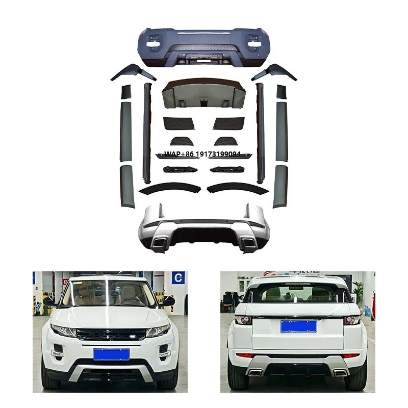 New for Evoque Car Modification Upgrade Front/Rear Bumpers Body Kit Fog Light Bolt-On Universal Fitment 2010-2017 1
New for Evoque Car Modification Upgrade Front/Rear Bumpers Body Kit Fog Light Bolt-On Universal Fitment 2010-2017 1