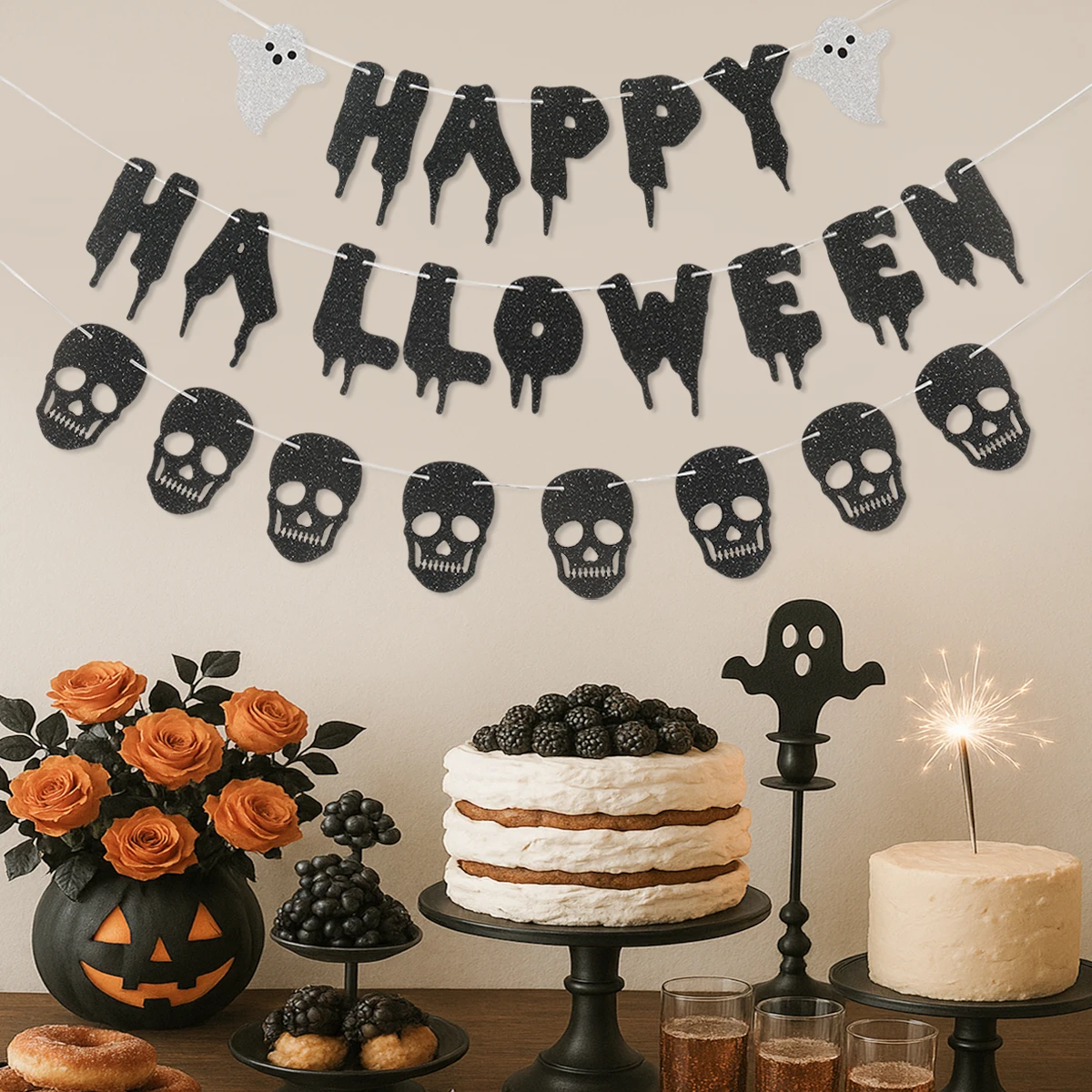 Halloween Plastic Black Skeleton Pull Flag Halloween Party Decoration Kids Favor Banner Wall Decor Trick or Treat Party Supplies
Halloween Plastic Black Skeleton Pull Flag Halloween Party Decoration Kids Favor Banner Wall Decor Trick or Treat Party Supplies