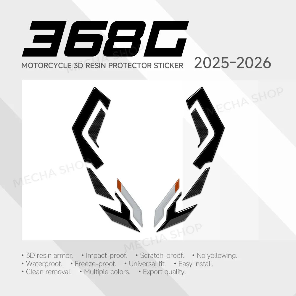 New 368G Accessories Side Step Stickers For Zontes 368 G 2025 2026 3D Resin Sticker Protection Kit
New 368G Accessories Side Step Stickers For Zontes 368 G 2025 2026 3D Resin Sticker Protection Kit
