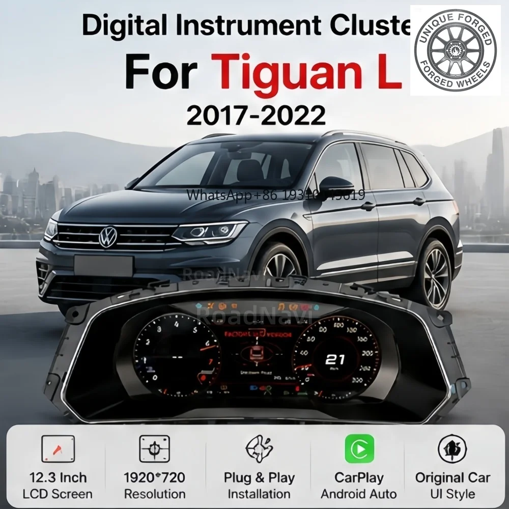 26style BC RoadNavi Car Auto Speedometer for VW Tiguan L 2017-2022 LCD Digital Cluster Car Upgrade Dashboard Instrument
26style BC RoadNavi Car Auto Speedometer for VW Tiguan L 2017-2022 LCD Digital Cluster Car Upgrade Dashboard Instrument