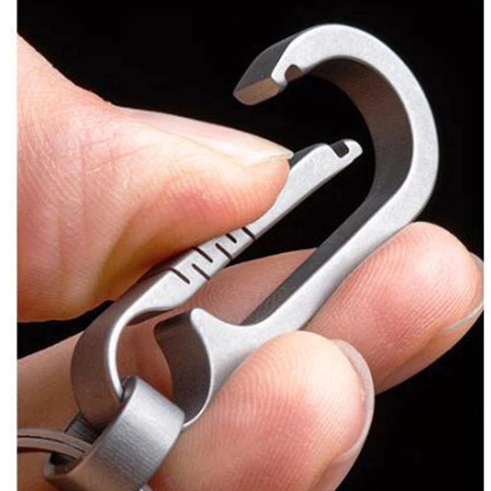 Titanium Alloy Car Keychain Durable Lightweight Grey Hanging Buckle CNC Machined Spring Design Corrosion Resistant Backpack
Titanium Alloy Car Keychain Durable Lightweight Grey Hanging Buckle CNC Machined Spring Design Corrosion Resistant Backpack