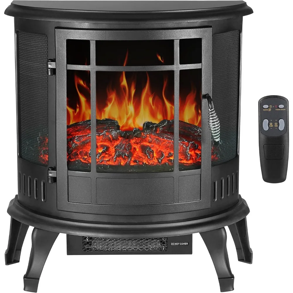 25" Freestanding Electric Fireplace Heater - Indoor Fireplace Stove with Realistic LED 3D Flames and Logs, Fire Places Electric,
25" Freestanding Electric Fireplace Heater - Indoor Fireplace Stove with Realistic LED 3D Flames and Logs, Fire Places Electric,