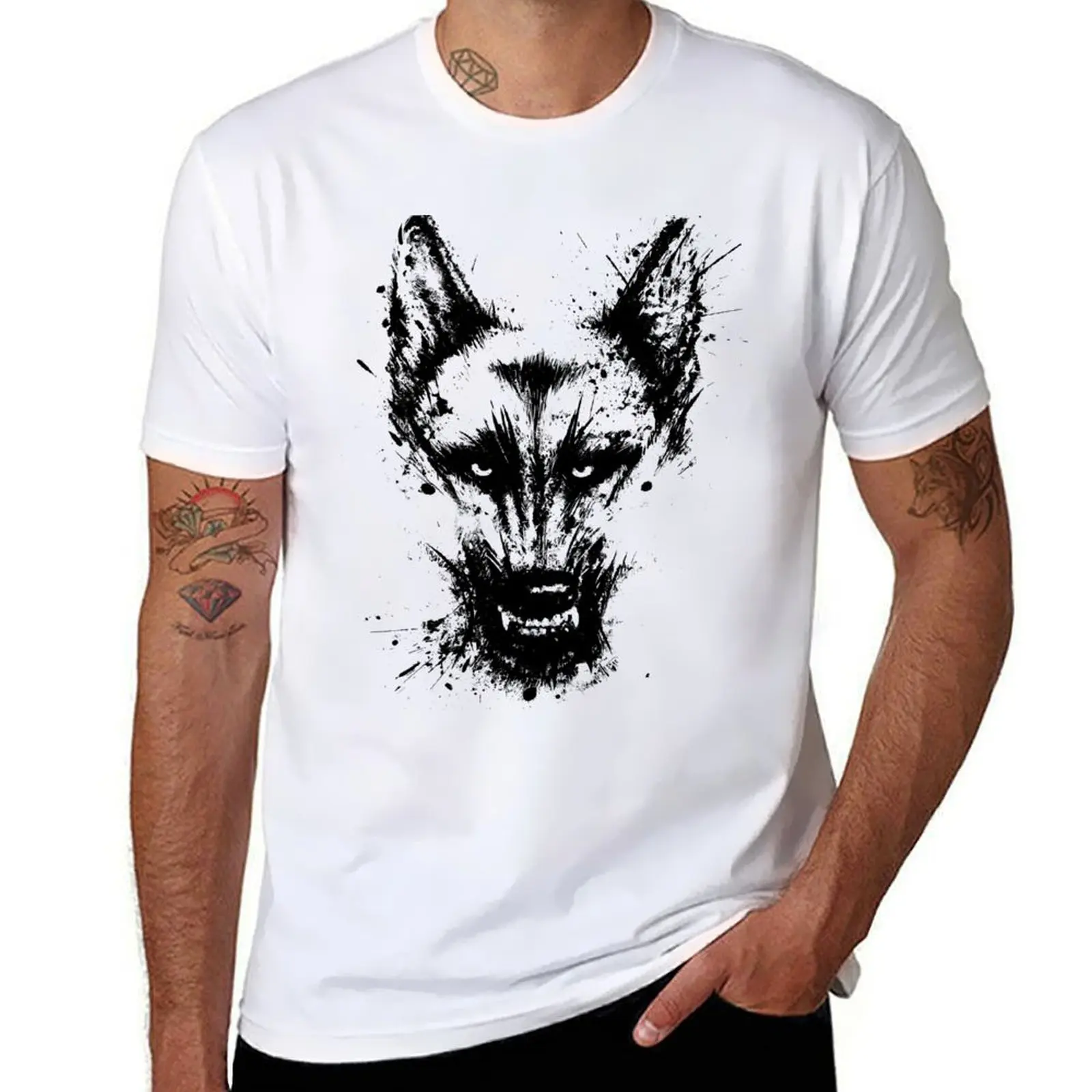 Growling German Shepherd T-Shirt cotton t shirt pack t shirts with prints mens graphic t shirts T-shirt
Growling German Shepherd T-Shirt cotton t shirt pack t shirts with prints mens graphic t shirts T-shirt