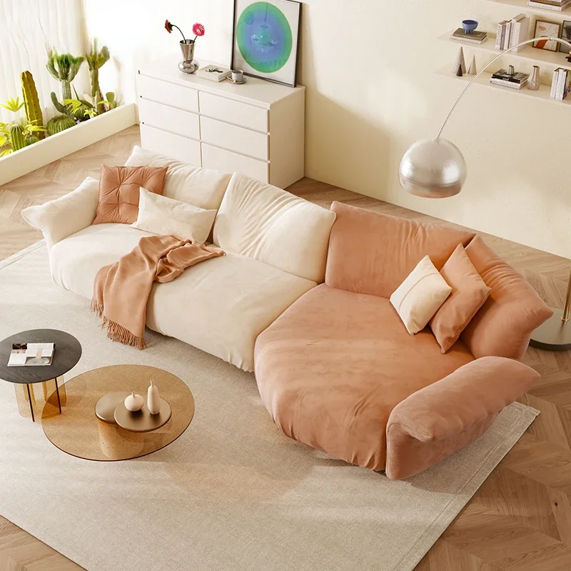 Leather Fabric Sofa Petal Sofa Light Luxury Modern Living Room Curved Corner Position Special-Shaped Module Combination
Leather Fabric Sofa Petal Sofa Light Luxury Modern Living Room Curved Corner Position Special-Shaped Module Combination