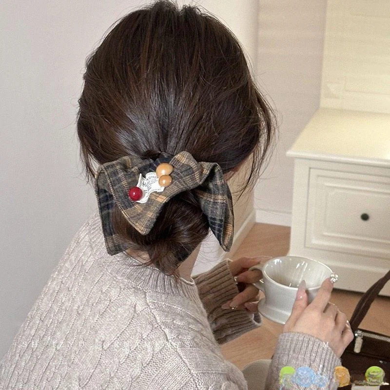 Korean Sle Square Scarf Hair Ties Plaid Denim Hair Ba Women's Faionable Knot Hair Accories for Autumn Winter
Korean Sle Square Scarf Hair Ties Plaid Denim Hair Ba Women's Faionable Knot Hair Accories for Autumn Winter
