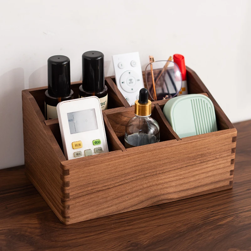 Black Walnut Wood tissues box Multifunctional paper extraction box Grid division Organizer box desktop Storage Sundries strong
Black Walnut Wood tissues box Multifunctional paper extraction box Grid division Organizer box desktop Storage Sundries strong