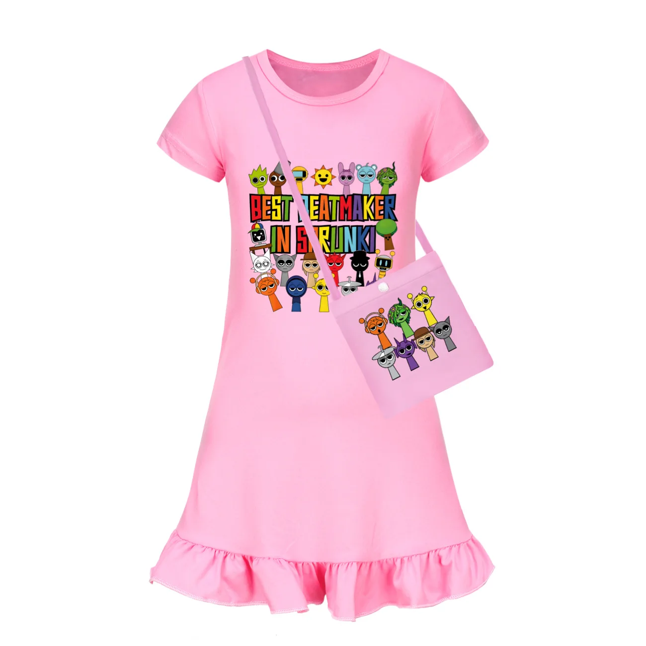 Spronky Ropa Kids Summer Nightgown Baby Girls Incredibox Sleepwear Children Short Sleeve Casual Dresses Pajamas for Girl Dress
Spronky Ropa Kids Summer Nightgown Baby Girls Incredibox Sleepwear Children Short Sleeve Casual Dresses Pajamas for Girl Dress