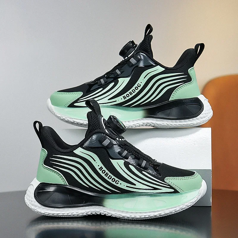 Boys And Girls' Sports Shoes Spring New Mesh Breathable Children's Casual Sneakers Rotating Button Kids' Running Shoes
Boys And Girls' Sports Shoes Spring New Mesh Breathable Children's Casual Sneakers Rotating Button Kids' Running Shoes