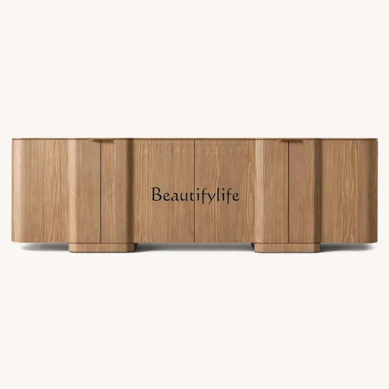 American simple solid wood TV cabinet living room furniture dining room side cabinet
American simple solid wood TV cabinet living room furniture dining room side cabinet
