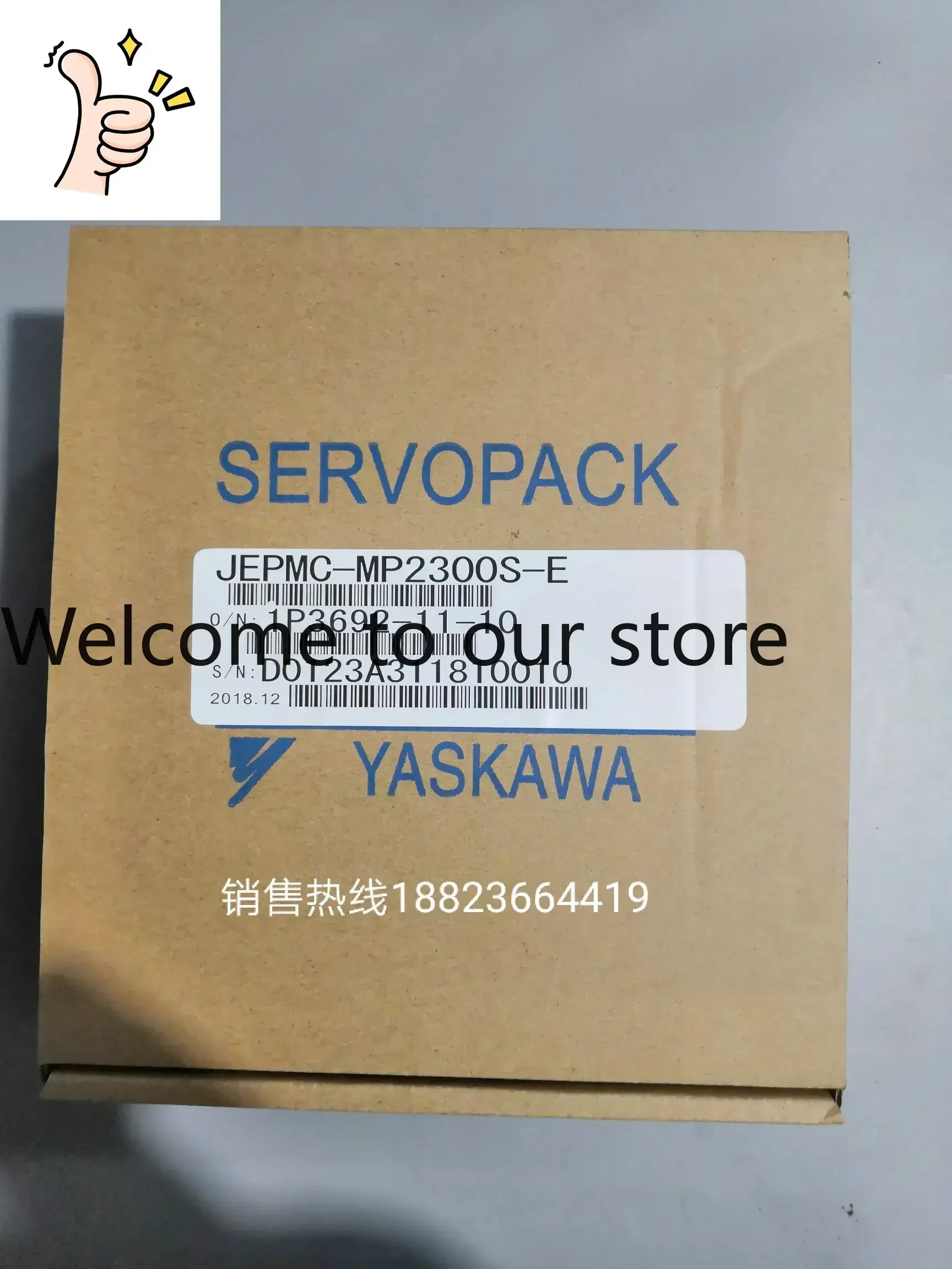 2025 JEPMC-MP2300S-E Yaskawa, Servo Controller, Motion Controller One Year Warranty
2025 JEPMC-MP2300S-E Yaskawa, Servo Controller, Motion Controller One Year Warranty