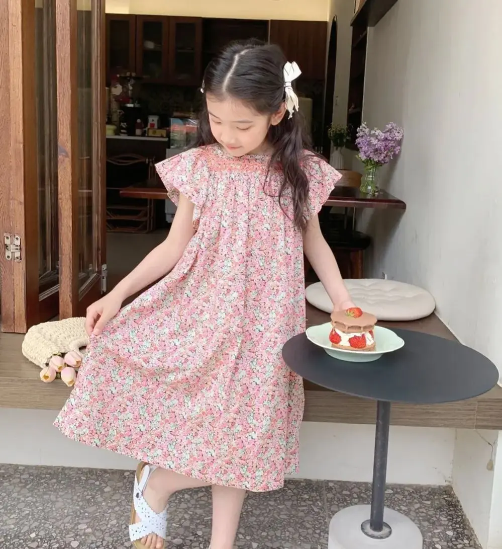 summer dresses kids clothes girls Floral pattern printing Luxury Dress Kids Clothes Kids Girls Clothes
summer dresses kids clothes girls Floral pattern printing Luxury Dress Kids Clothes Kids Girls Clothes