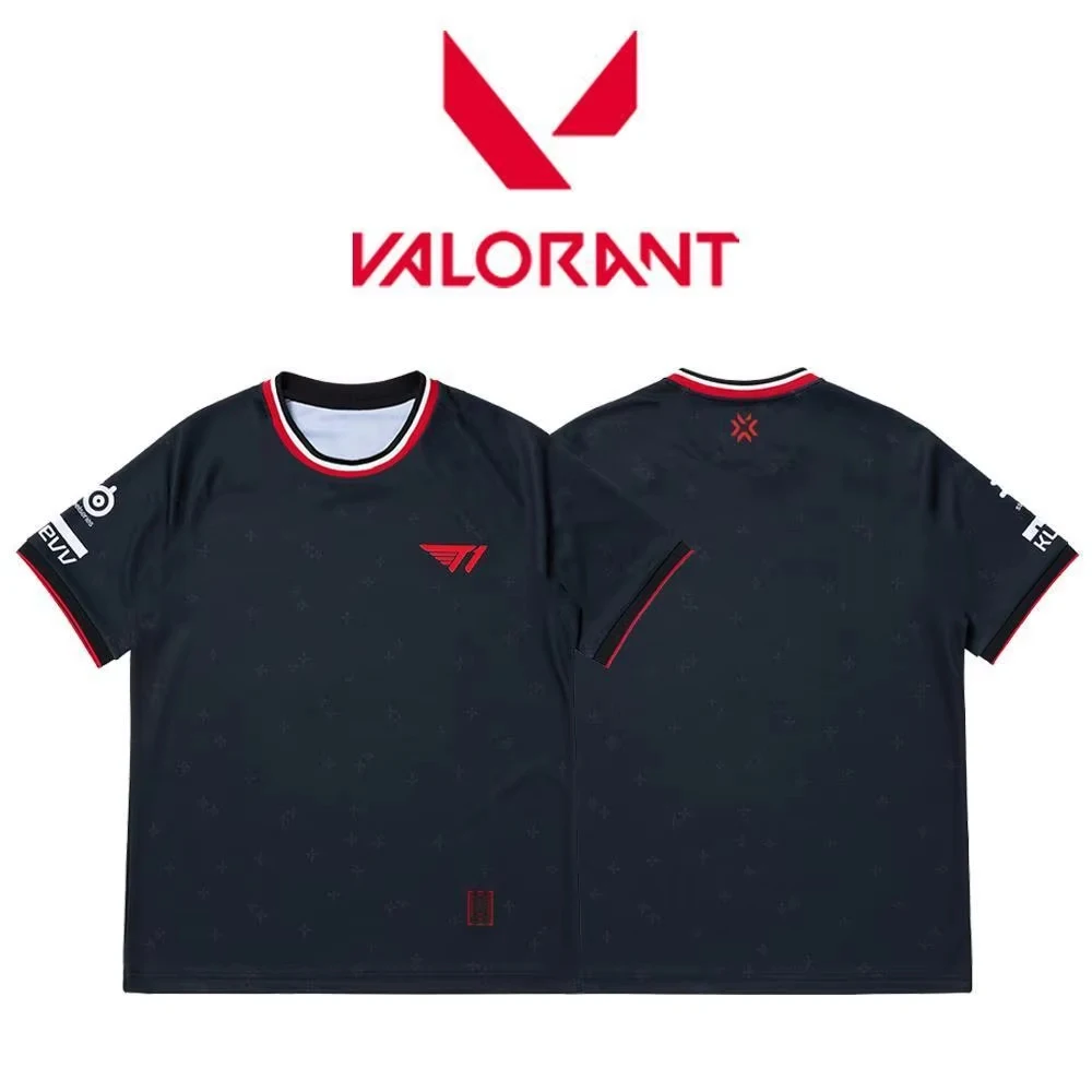 2025Valorant T1 Club Jersey Master Bangkok VCT E-sports Uniform Ultra-loose T-shirt Men's and Women's Sports Breathable Top
2025Valorant T1 Club Jersey Master Bangkok VCT E-sports Uniform Ultra-loose T-shirt Men's and Women's Sports Breathable Top