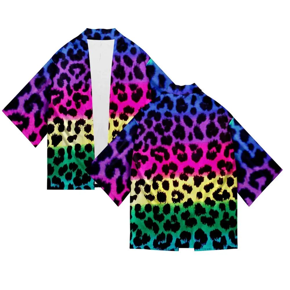 Cheetah pattern kimono yukata, men's and women's woolen sweaters loose shirts anime costumes Harajuku Japanese kimono shirts
Cheetah pattern kimono yukata, men's and women's woolen sweaters loose shirts anime costumes Harajuku Japanese kimono shirts
