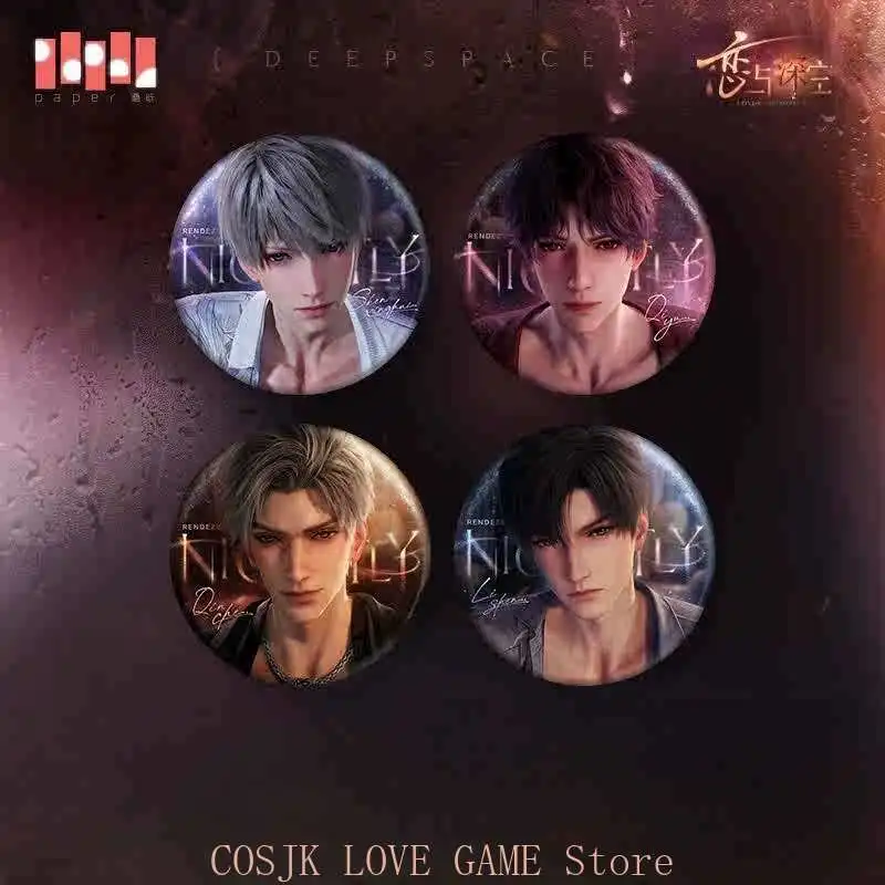 75 мм натуральное аниме Love and Deepspace косплей Sylus Caleb Rafayel Xavier Zayne значки булавка сумка декор фанаты собирать подарок на день рождения
75 мм натуральное аниме Love and Deepspace косплей Sylus Caleb Rafayel Xavier Zayne значки булавка сумка декор фанаты собирать подарок на день рождения