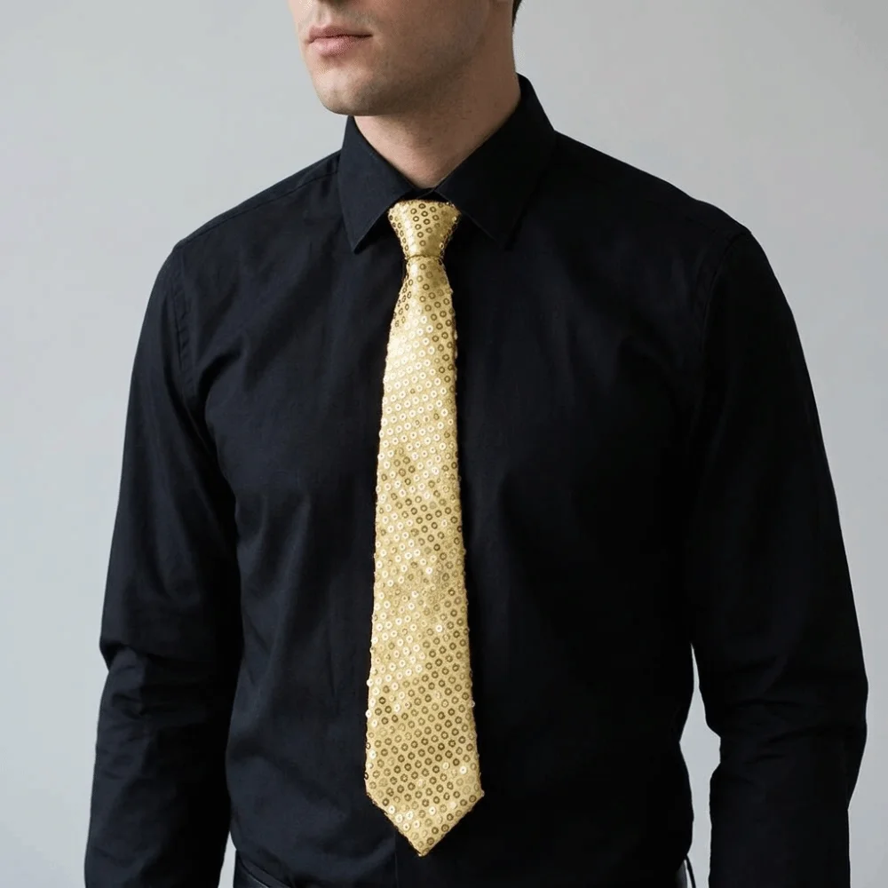 Solid Color Sequins Ties Shiny Club Bar Neckties Pre-Tied Neck Wear Korean Style Show Ties Women Neckties Party Accessories
Solid Color Sequins Ties Shiny Club Bar Neckties Pre-Tied Neck Wear Korean Style Show Ties Women Neckties Party Accessories
