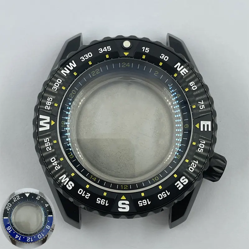 Watch Parts Solid 43.77mm Stainless Steel PVD Coated LX Case Sapphire Glass Suitable For NH35/36 Movement 20Bar Waterproof
Watch Parts Solid 43.77mm Stainless Steel PVD Coated LX Case Sapphire Glass Suitable For NH35/36 Movement 20Bar Waterproof