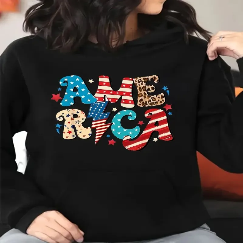 Толстовка с леопардовым принтом в американском стиле и красными звездами, женская толстовка больших размеров с длинным рукавом, мягкая и удобная
Толстовка с леопардовым принтом в американском стиле и красными звездами, женская толстовка больших размеров с длинным рукавом, мягкая и удобная