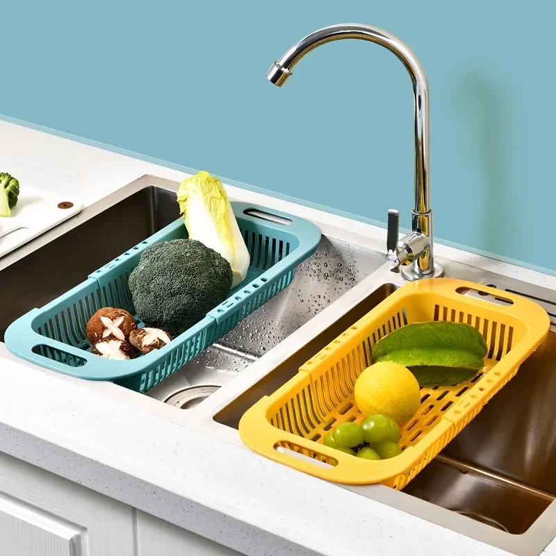 Retractable Drain Rack for Vegetables and Dishes, Plastic Dish Rack with Filter Basket, Easy to Clean and Store
Retractable Drain Rack for Vegetables and Dishes, Plastic Dish Rack with Filter Basket, Easy to Clean and Store