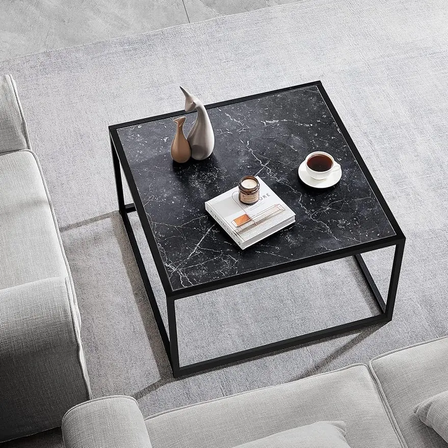 Black Coffee Table Small Square Coffee Tables Simple Modern Center Table for Living Room Home Office 27.6 * 27.6 * 15.7
Black Coffee Table Small Square Coffee Tables Simple Modern Center Table for Living Room Home Office 27.6 * 27.6 * 15.7