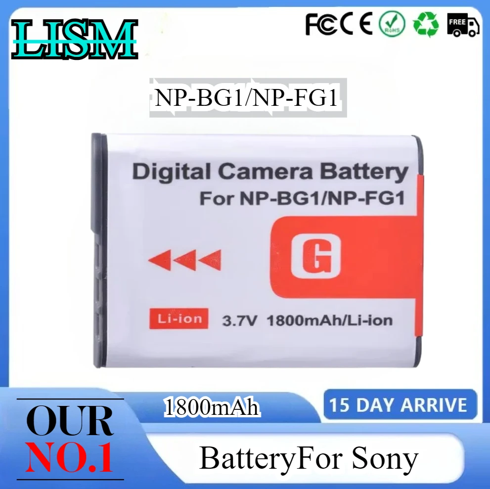 1800mAh NP-BG1 NP-FG1 NPBG1 Rechargeable Li-ion Digital Camera Battery for Sony DSC-N1 T2 DSC-H9 H10 H20 DSC H3 H5 H7 W70 WX1
1800mAh NP-BG1 NP-FG1 NPBG1 Rechargeable Li-ion Digital Camera Battery for Sony DSC-N1 T2 DSC-H9 H10 H20 DSC H3 H5 H7 W70 WX1