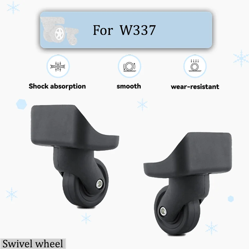 For W337 Universal Luggage Wheel Replacement High-Strength Quiet Swivel Casters Anti-Slip & Wear-Resistant Easy Installation
For W337 Universal Luggage Wheel Replacement High-Strength Quiet Swivel Casters Anti-Slip & Wear-Resistant Easy Installation