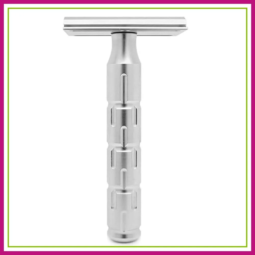 Double Edge Safety Razor, CNC Machined Stainless Steel, Precision Wet Shaving, Made in Italy
Double Edge Safety Razor, CNC Machined Stainless Steel, Precision Wet Shaving, Made in Italy