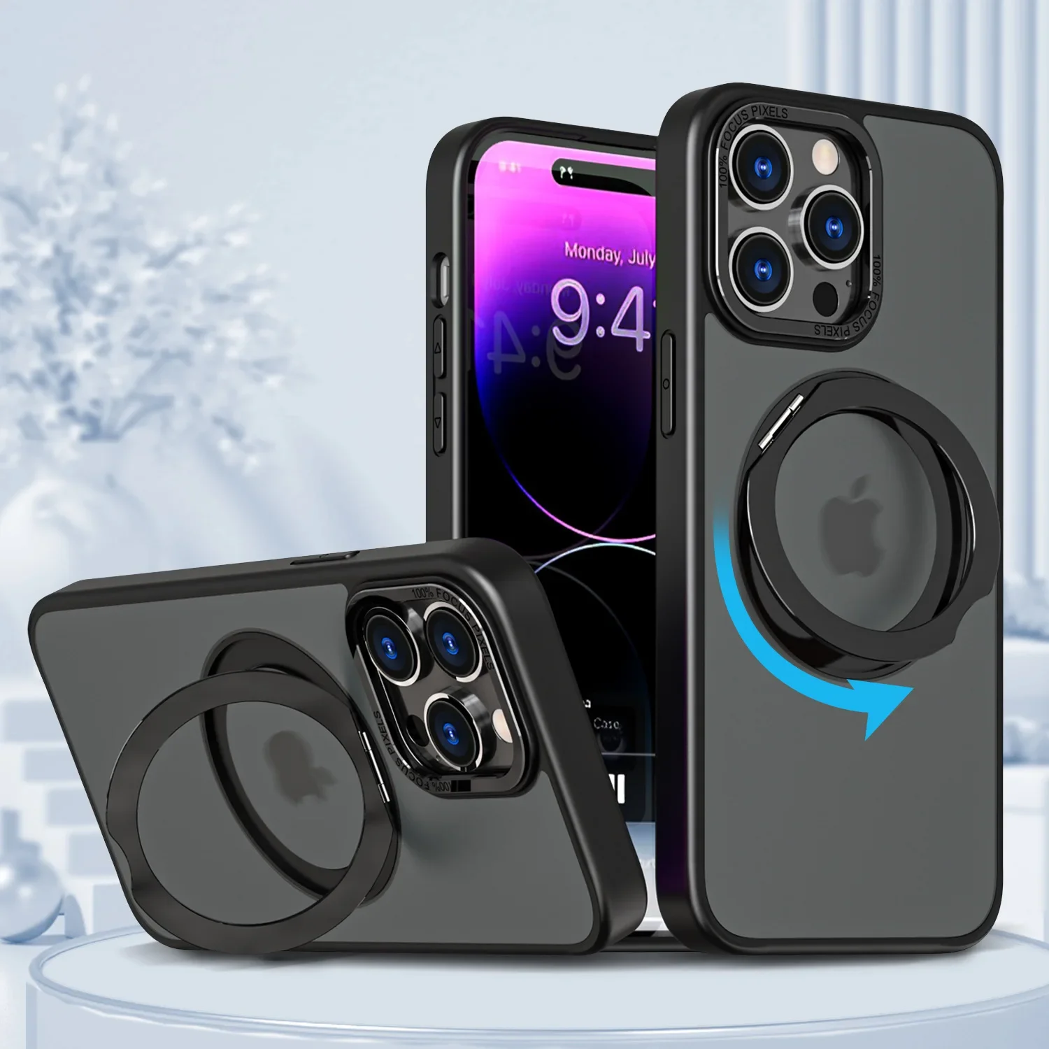 Magnetic Stand Case for iPhone 16Pro 16Plus 16Promax Case 360° Adjustable Kickstand Ring Cover Magnetic Charging Cover
Magnetic Stand Case for iPhone 16Pro 16Plus 16Promax Case 360° Adjustable Kickstand Ring Cover Magnetic Charging Cover