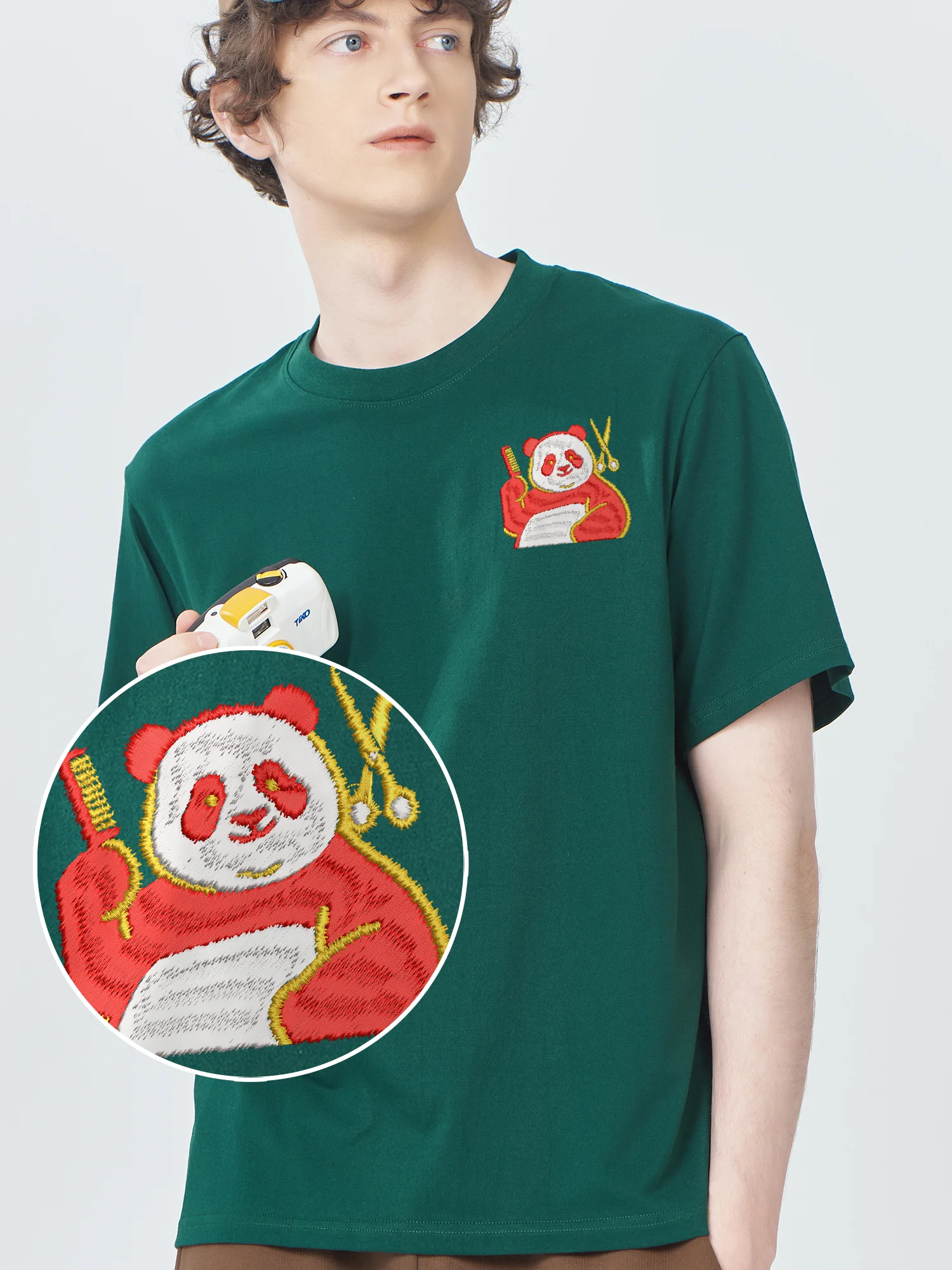 Bear Haircutter Embroidered T Shirts Funny Camiseta Cotton Men Women Unisex Comfortable Embroidery Shirts Loose
Bear Haircutter Embroidered T Shirts Funny Camiseta Cotton Men Women Unisex Comfortable Embroidery Shirts Loose