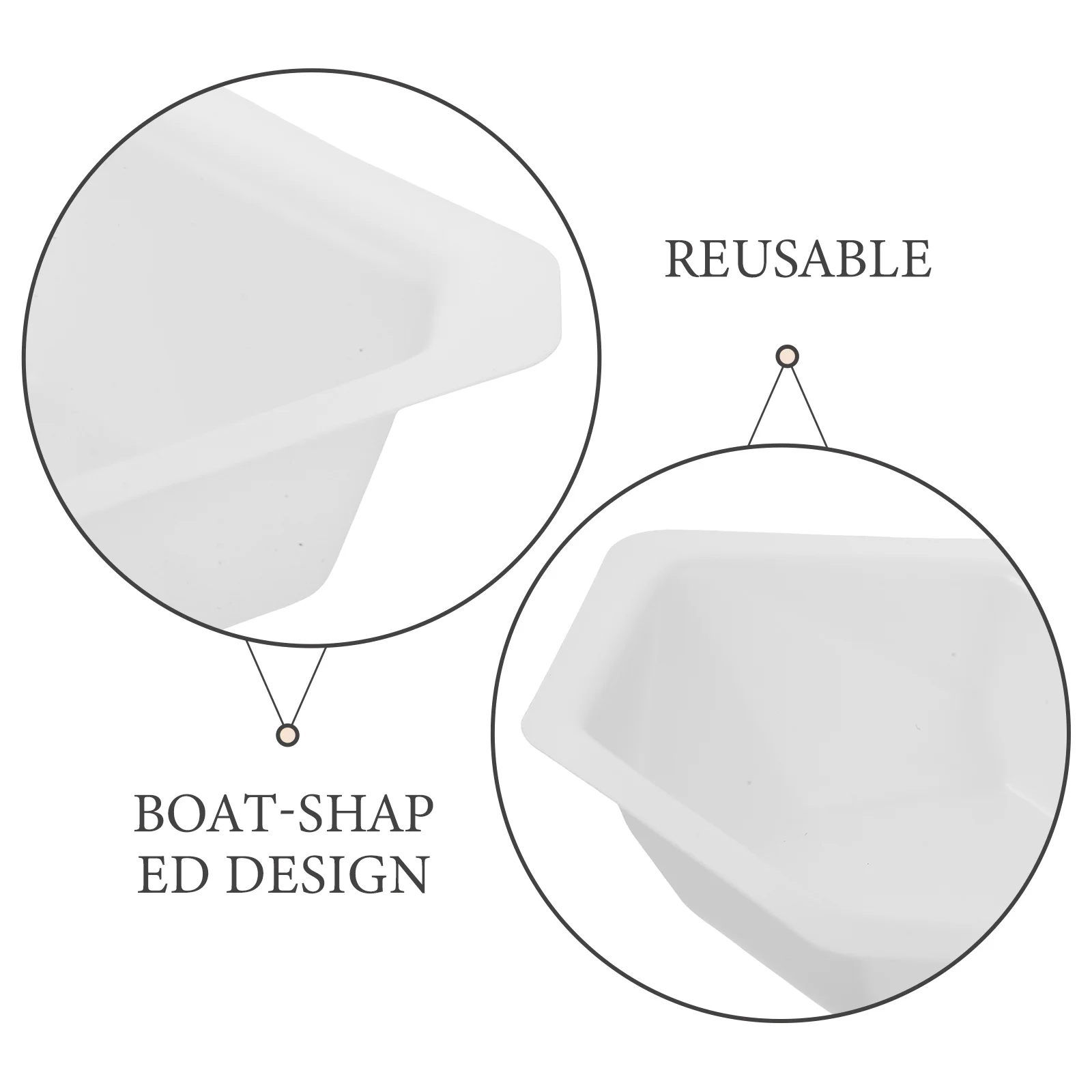 20pcs Weighing Boats Dishes Plates Tray for Powder Kitchen Reusable Sturdy Plastic Accurate Measurement Teaching
20pcs Weighing Boats Dishes Plates Tray for Powder Kitchen Reusable Sturdy Plastic Accurate Measurement Teaching
