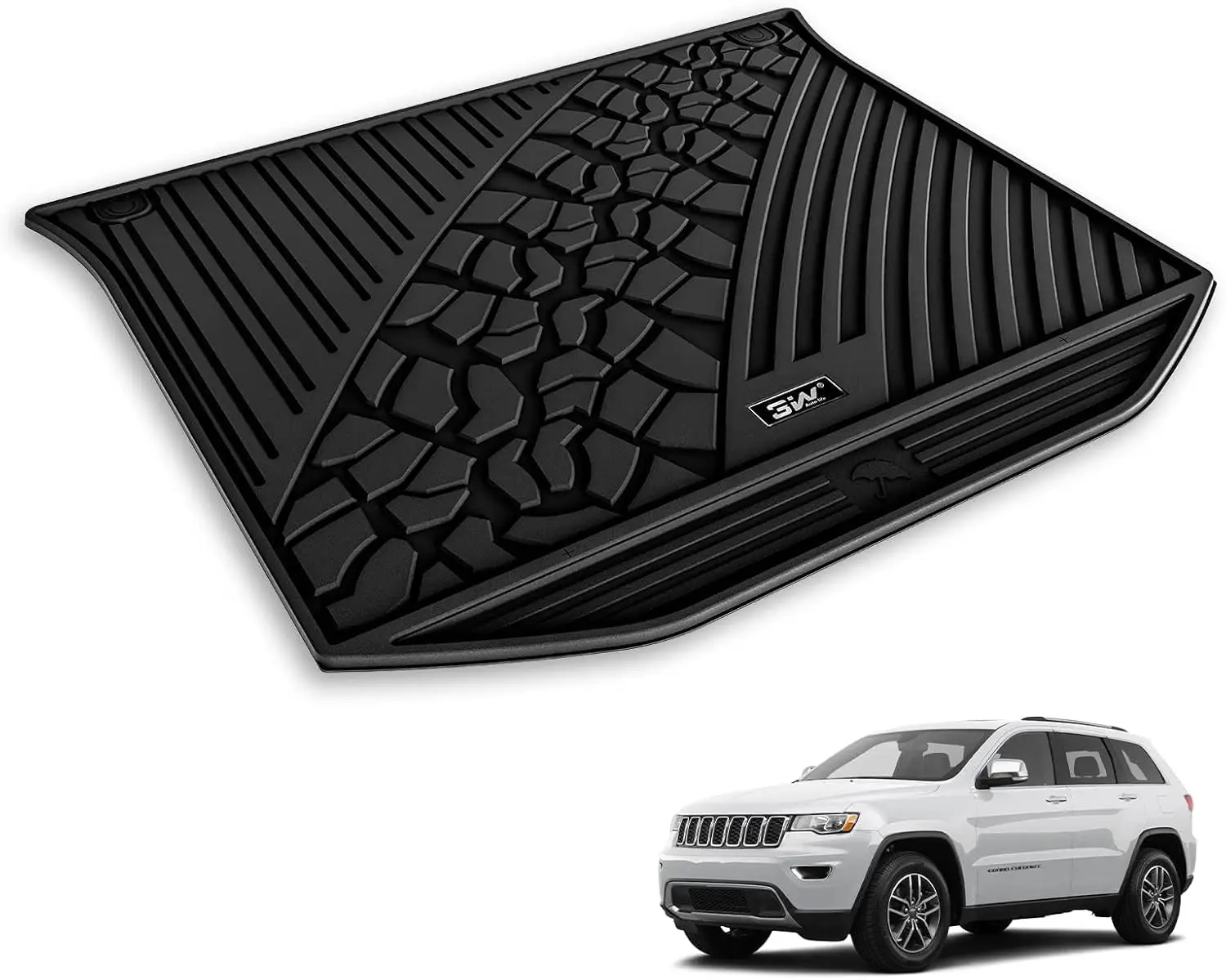 Heavy Duty All Weather Trunk Mat for Jeep Grand Cherokee 2013-2023, TPE Material, Waterproof & Anti-Slip
Heavy Duty All Weather Trunk Mat for Jeep Grand Cherokee 2013-2023, TPE Material, Waterproof & Anti-Slip