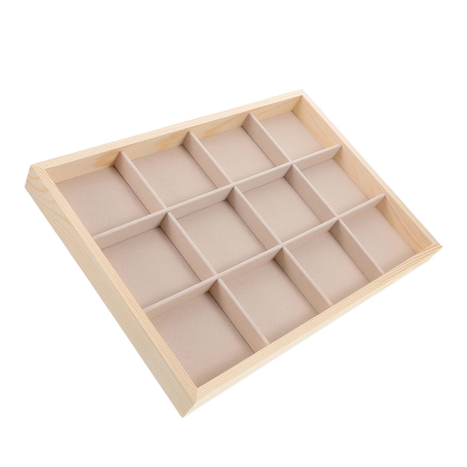 Wood Jewelry Display Box for Rings Earrings Organizer Display Box For Rings And Earrings Stand Storage Necklace Grid Sectioned
Wood Jewelry Display Box for Rings Earrings Organizer Display Box For Rings And Earrings Stand Storage Necklace Grid Sectioned
