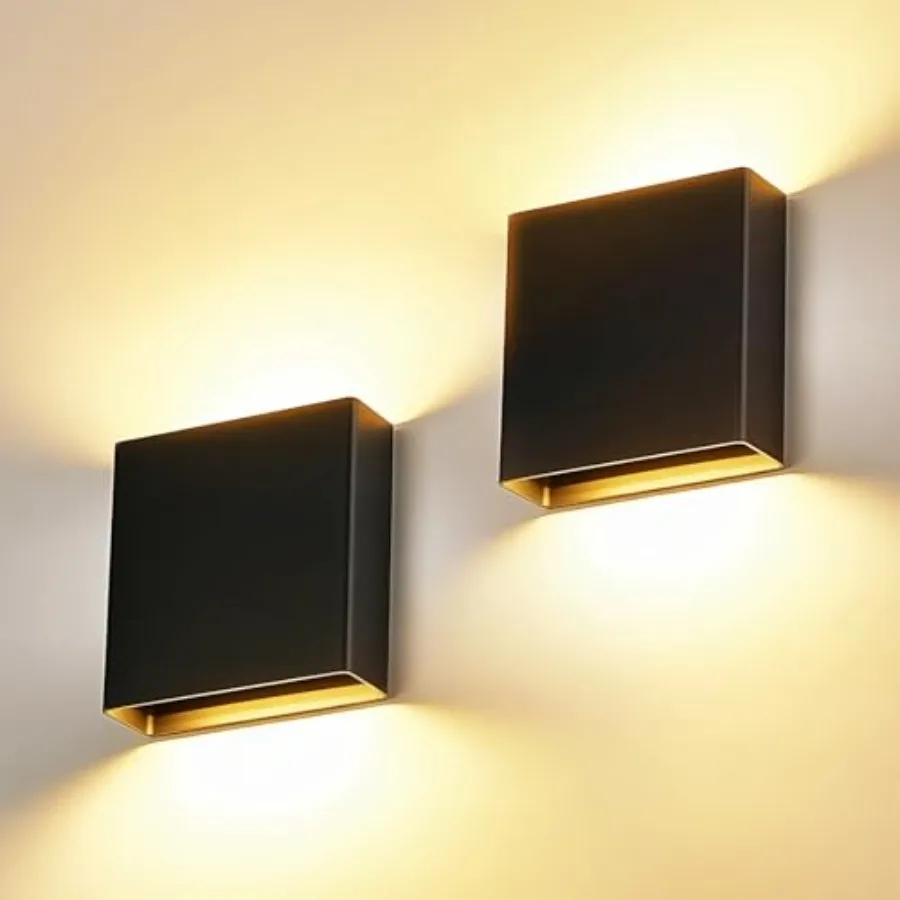 2 Pack Indoor Outdoor Up and Down LED Wall Light, Modern Bedroom/Porch Wall Lamp, IP65 Waterproof, 5%- Dimmable 18W 1620lm, 5CC
2 Pack Indoor Outdoor Up and Down LED Wall Light, Modern Bedroom/Porch Wall Lamp, IP65 Waterproof, 5%- Dimmable 18W 1620lm, 5CC