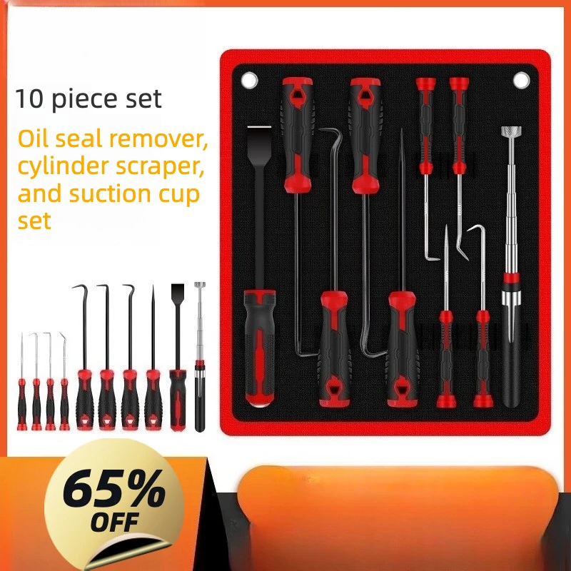 Oil seal disassembly, screwdriver, hook, puller, sealing ring, cylinder scraper, scraper, suction rod, auto repair
Oil seal disassembly, screwdriver, hook, puller, sealing ring, cylinder scraper, scraper, suction rod, auto repair
