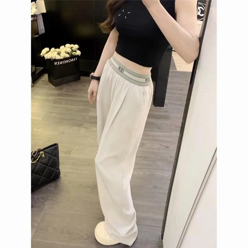Spring Summer Simplicity Office Lady Wide Leg Women Fashion High Waist Loose Appear Thin Straight Trend All-match Casual Pants
Spring Summer Simplicity Office Lady Wide Leg Women Fashion High Waist Loose Appear Thin Straight Trend All-match Casual Pants