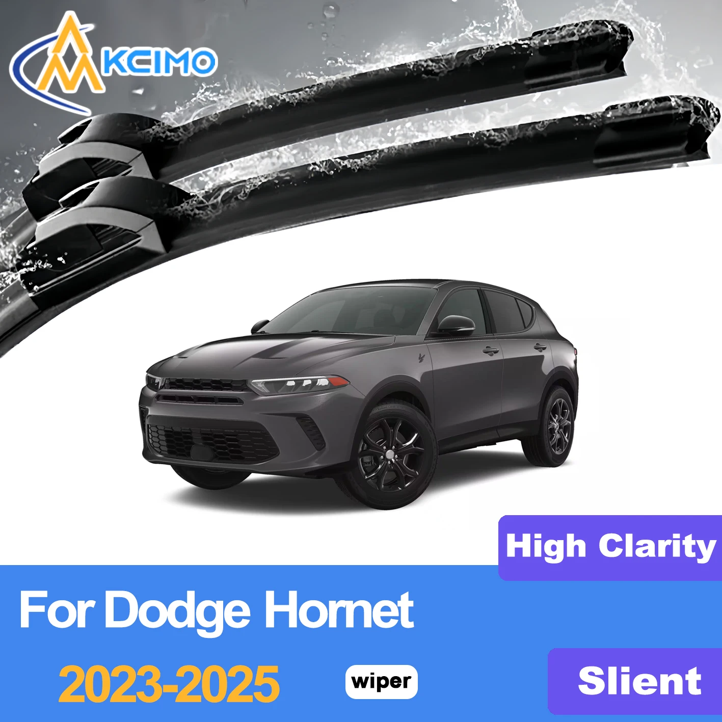 KCIMO 2PCS Front Windshield Wiper Blades For Dodge Hornet 2023-2025, Smooth Operation Streak Free Wiping Long Lasting
KCIMO 2PCS Front Windshield Wiper Blades For Dodge Hornet 2023-2025, Smooth Operation Streak Free Wiping Long Lasting