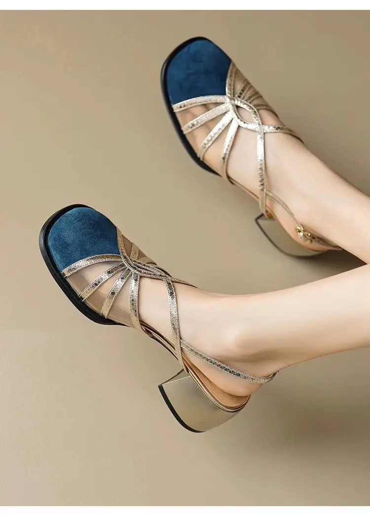 Early Spring Fish Mouth High Heels with One Piece Buckle and Open Toe Thin Heel Fashion Banquet Women's Sandals Zapatos De Mujer
Early Spring Fish Mouth High Heels with One Piece Buckle and Open Toe Thin Heel Fashion Banquet Women's Sandals Zapatos De Mujer