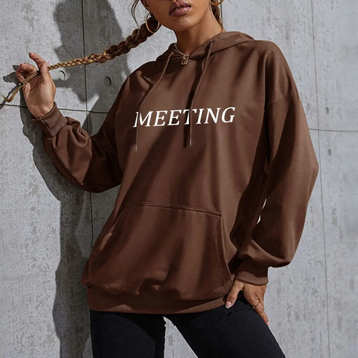 Women Letter Printed Loose Hoodies Pullover Sweatshirts Casual Thickened Female Autumn Winter Long Sleeve Tops Outfit Streetwear
Women Letter Printed Loose Hoodies Pullover Sweatshirts Casual Thickened Female Autumn Winter Long Sleeve Tops Outfit Streetwear