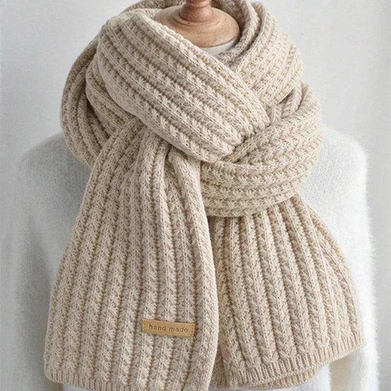 Winter Scarf Women Mens Thick Cable Knit Wrap Chunky Long Warm Scarf for Travel Office Warm Cashmere Scarves Neckercheif
Winter Scarf Women Mens Thick Cable Knit Wrap Chunky Long Warm Scarf for Travel Office Warm Cashmere Scarves Neckercheif