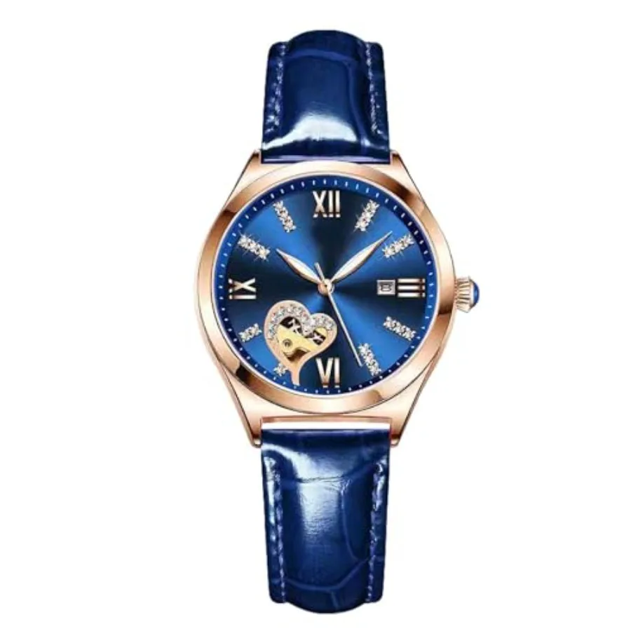 Women's Watches Automatic Mechanical Watch Luminous Watch with Leather Strap Skeleton Business Ladies Dress Wrist Watches
Women's Watches Automatic Mechanical Watch Luminous Watch with Leather Strap Skeleton Business Ladies Dress Wrist Watches