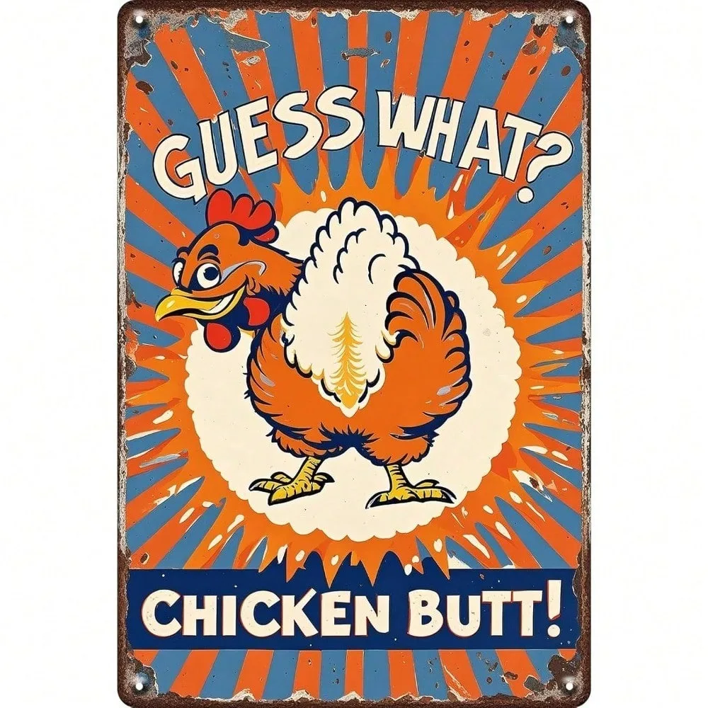 Vintage Chicken Tin Metal Sign Rustic Wall Decor Kitchen Home Farmhouse Retro Art
Vintage Chicken Tin Metal Sign Rustic Wall Decor Kitchen Home Farmhouse Retro Art