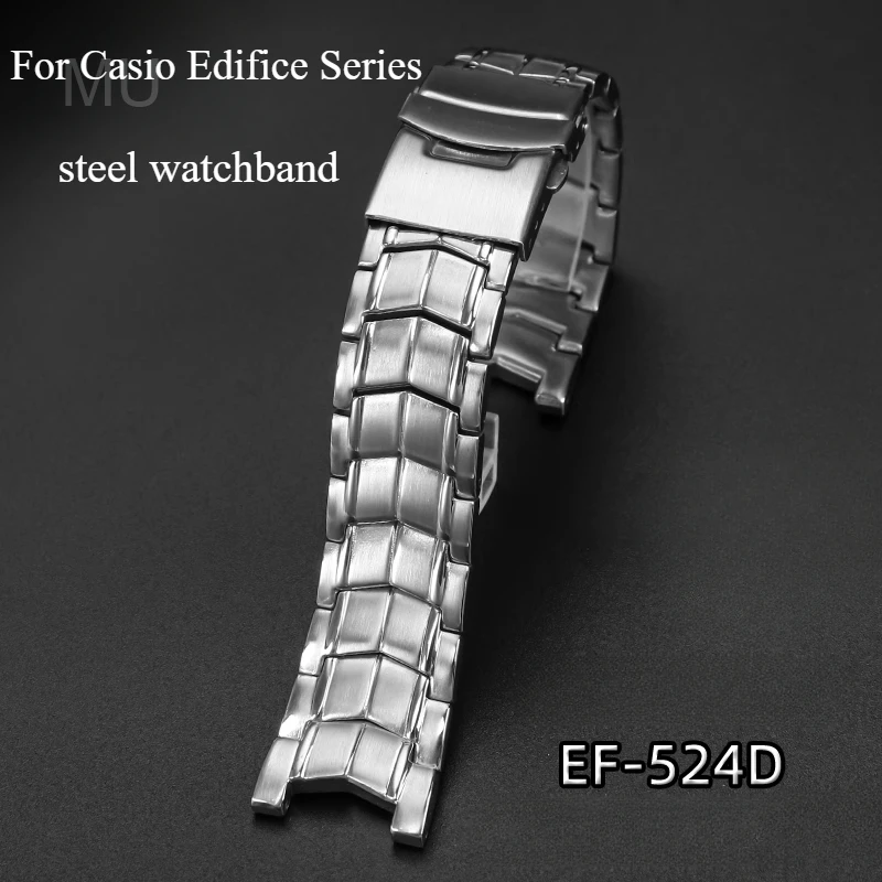 Luxury for Casio Edifice EF-524D QuickRelease Folding Buckle Concave Interface All Day Comfortable Steel Watch Strap 22x14mm
Luxury for Casio Edifice EF-524D QuickRelease Folding Buckle Concave Interface All Day Comfortable Steel Watch Strap 22x14mm