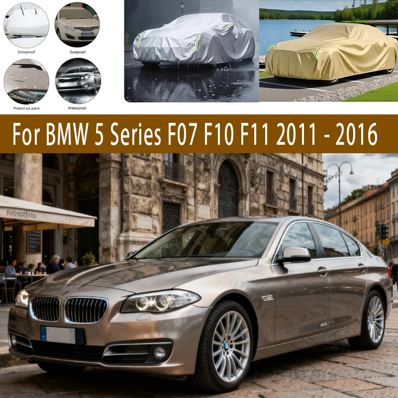 For BMW 5 Series F07 F10 F11 2011 - 2016 Outdoor Protection Full Car Covers Snow Cover Sunshade Waterproof Dustproof Exterior
For BMW 5 Series F07 F10 F11 2011 - 2016 Outdoor Protection Full Car Covers Snow Cover Sunshade Waterproof Dustproof Exterior