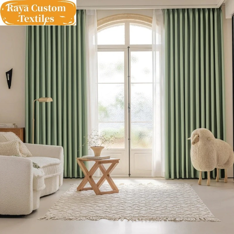 Custom Size!!Modern Simple Cotton and Linen Fully Blackout Windproof and Thermal Curtains for Living Dining Room Bedroom Decor
Custom Size!!Modern Simple Cotton and Linen Fully Blackout Windproof and Thermal Curtains for Living Dining Room Bedroom Decor