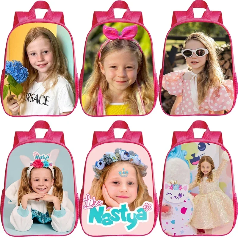 Kawaii Like Nastya Print Backpack for Girls Kindergarten Bag Pack Baby Toddler 12 Inch Pink Bookbag Kids Waterproof School Bag
Kawaii Like Nastya Print Backpack for Girls Kindergarten Bag Pack Baby Toddler 12 Inch Pink Bookbag Kids Waterproof School Bag
