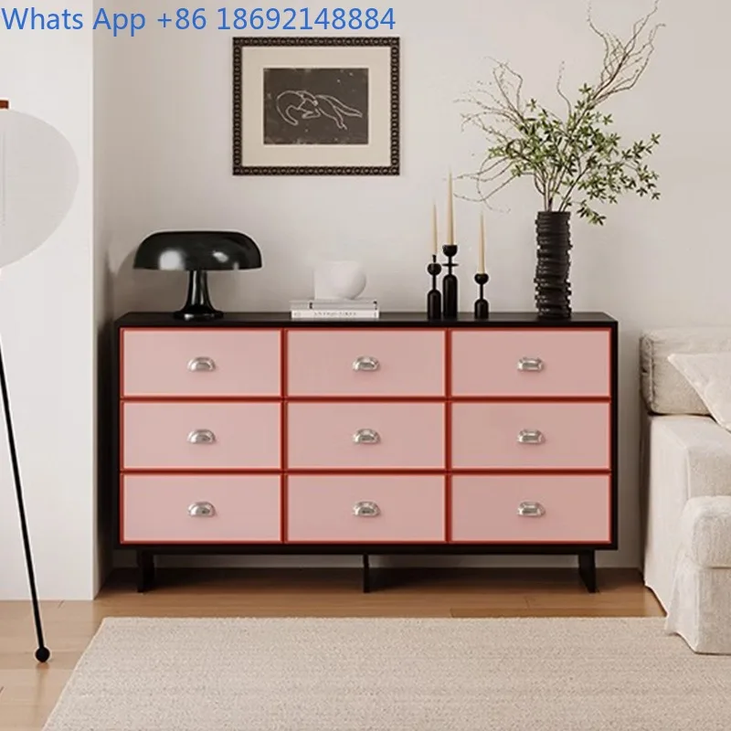 Dopamine Color-Block Sideboard Living Room Storage Cabinet Wall-Mounted Floor Storage Cabinet
Dopamine Color-Block Sideboard Living Room Storage Cabinet Wall-Mounted Floor Storage Cabinet