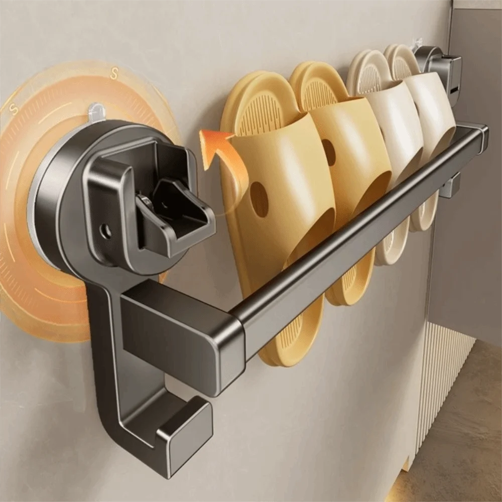 Punching Free Suction Cup Towel Pole Wall Mounted Strong Load-bearing Bathroom Towel Rack with Hook Detachable
Punching Free Suction Cup Towel Pole Wall Mounted Strong Load-bearing Bathroom Towel Rack with Hook Detachable