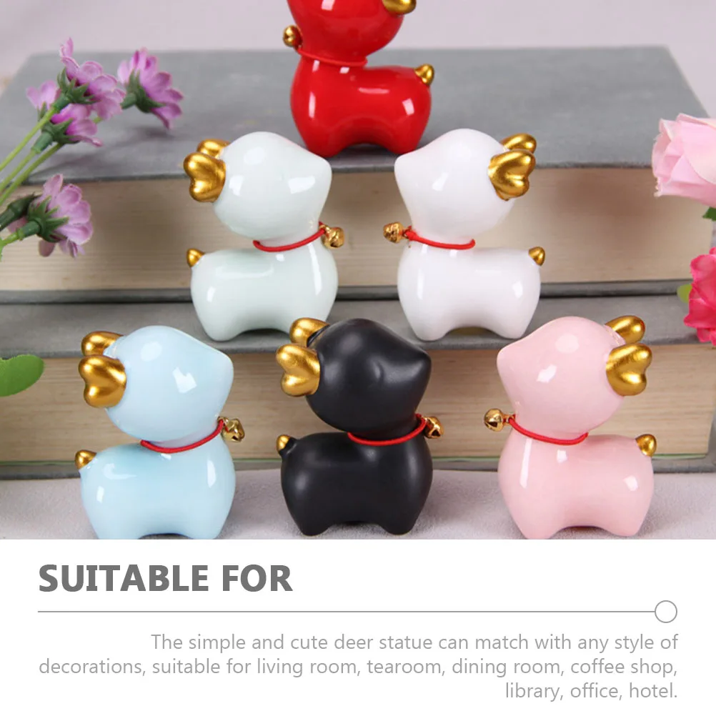 Ceramic Deer Statue Desktop Decor Small Size Lovely Animal Ornament for Home Office Tea Table Living Room Coffee Shop Library
Ceramic Deer Statue Desktop Decor Small Size Lovely Animal Ornament for Home Office Tea Table Living Room Coffee Shop Library
