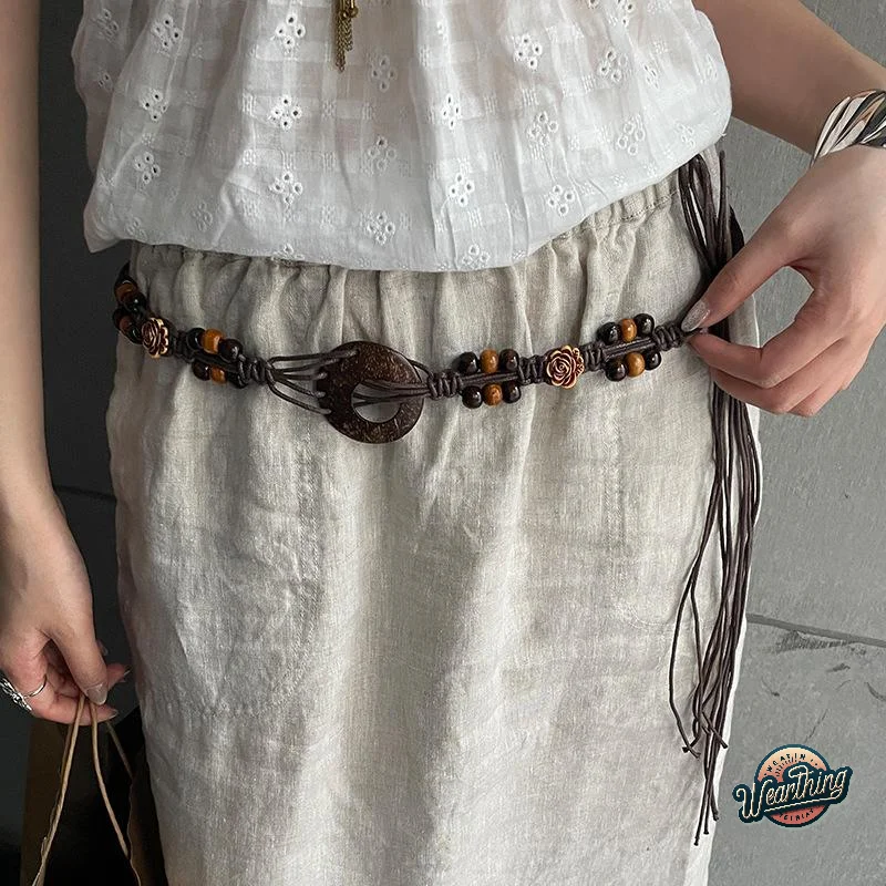 Boho-Style Woven Belt for Women, Vintage Ethnic Versatile Waist Chain, Dress Decor Waist Rope Trendy Clothing Accessories
Boho-Style Woven Belt for Women, Vintage Ethnic Versatile Waist Chain, Dress Decor Waist Rope Trendy Clothing Accessories