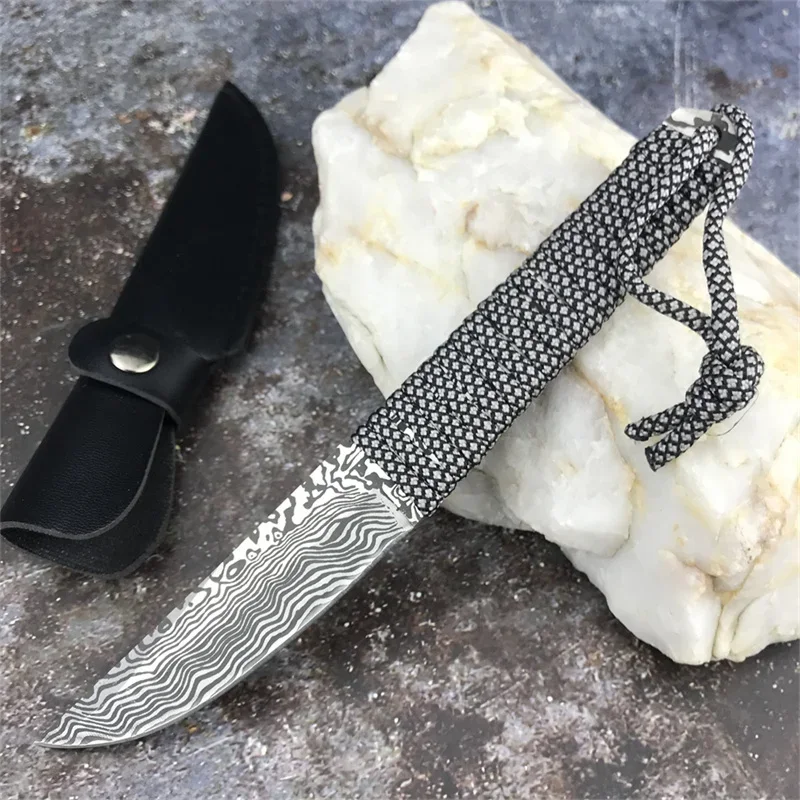 New Style Japan Chrysanthemum Characters in One Straight Knife 440C-blade Rope Winding-handle Outdoor Wilderness Trail Tool
New Style Japan Chrysanthemum Characters in One Straight Knife 440C-blade Rope Winding-handle Outdoor Wilderness Trail Tool
