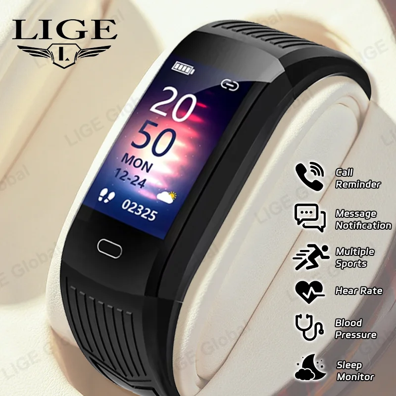 LIGE Smart Watch Men Women Fitness Tracker Sport Watch Waterproof Smartwatch Heart Rate Blood Pressure Sleep Monitor Smart Band
LIGE Smart Watch Men Women Fitness Tracker Sport Watch Waterproof Smartwatch Heart Rate Blood Pressure Sleep Monitor Smart Band